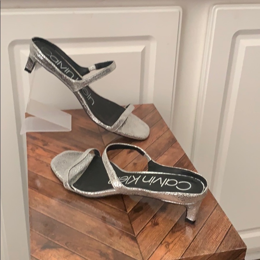 Calvin Klein Domenica Kitten Heel Sandal